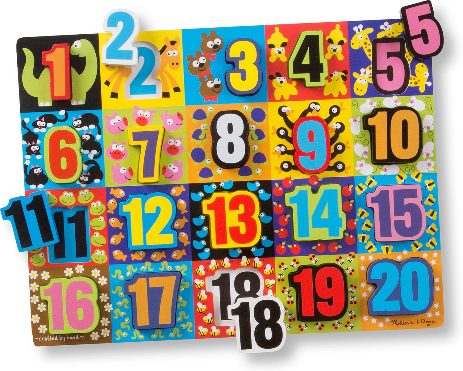 Melissa & Doug Chunky Puzzle Numbers - The Toy Station