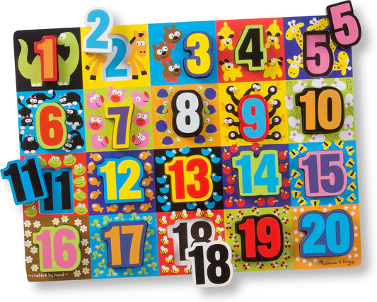 Melissa & Doug Chunky Puzzle Numbers - The Toy Station