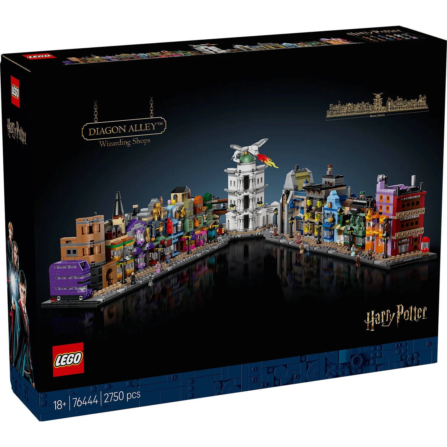 Lego Harry Potter 76444 Diagon Alley-Wizarding Shops - The Toy Station