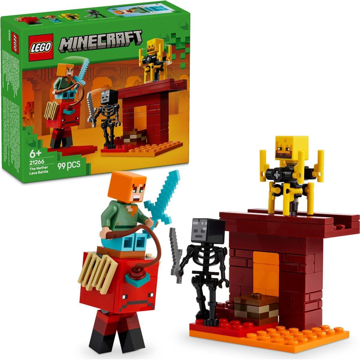 Lego Minecraft 21266 The Nether Battle - The Toy Station