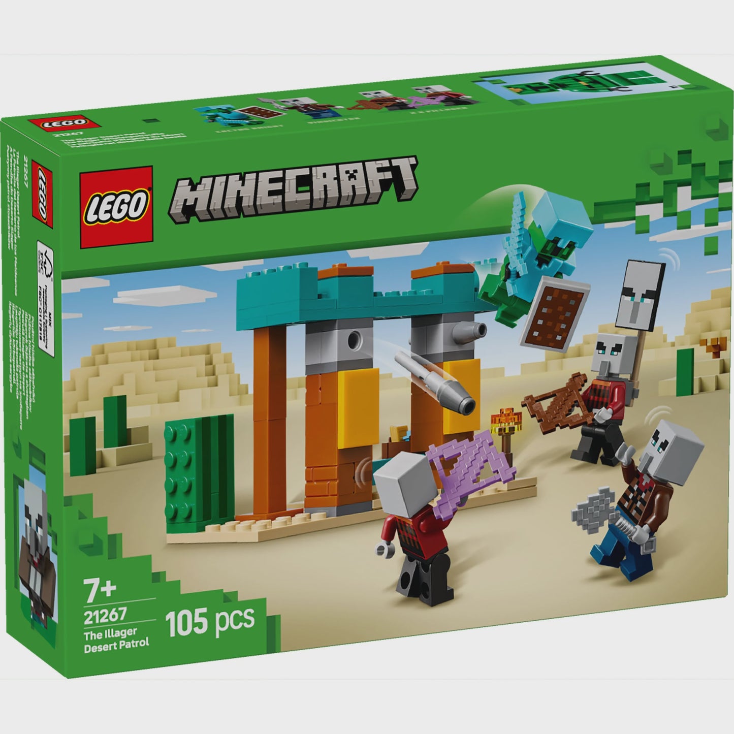 Lego Minecraft 21267 The Illager Desert Patrol - The Toy Station