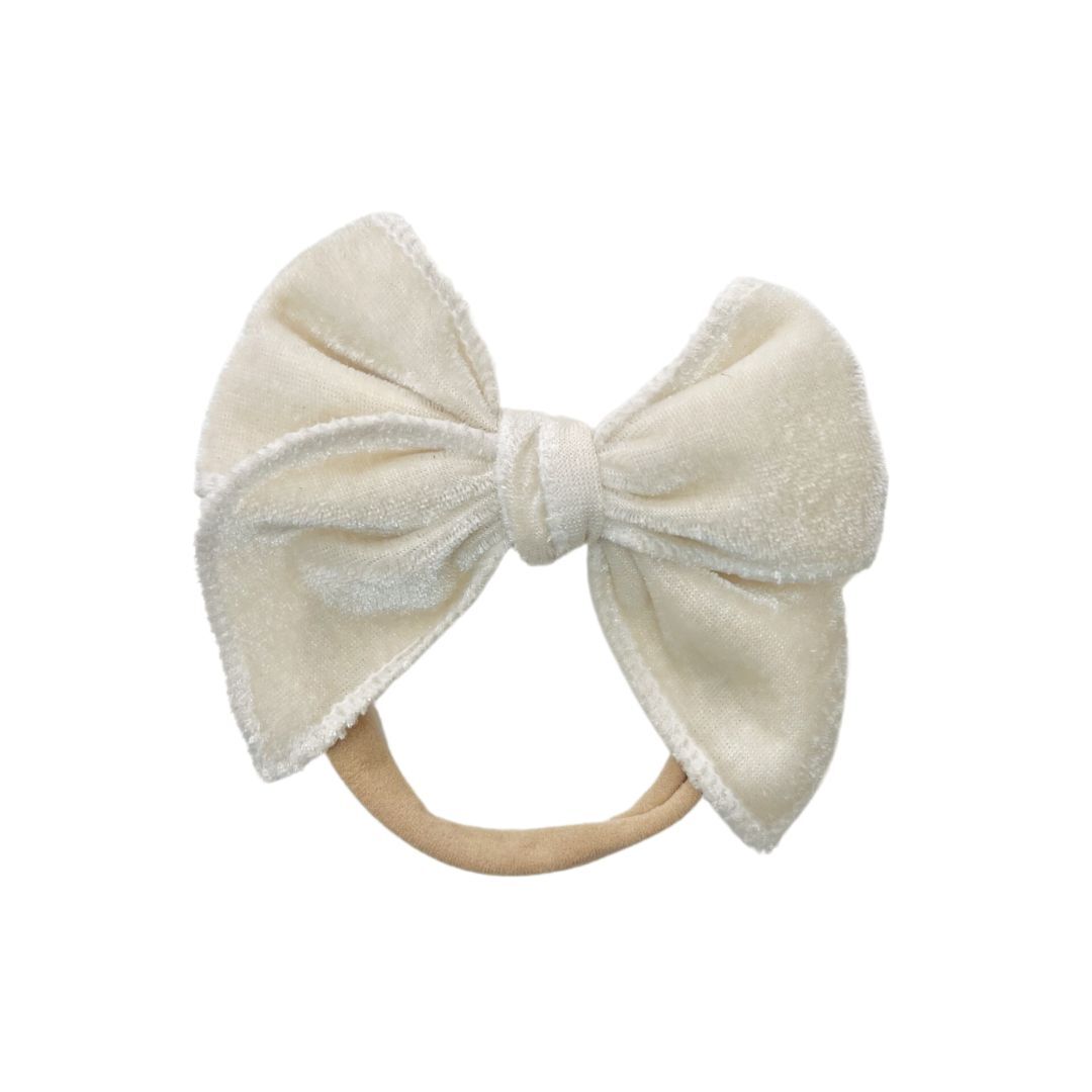 Mini&Me Velvet Bow Headband - The Toy Station
