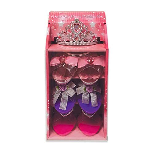 3 Shoes & Tiara Princess Set