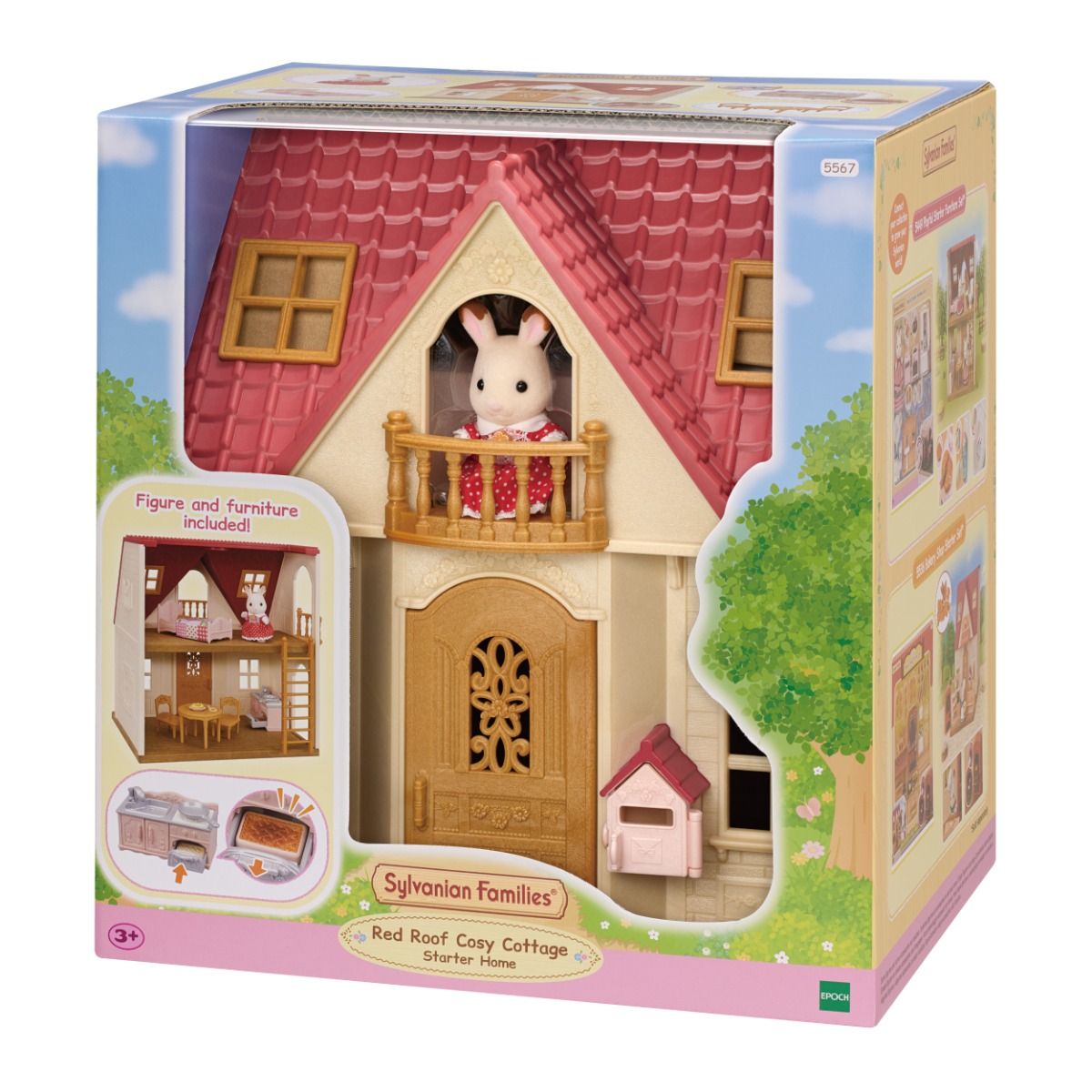 Red Roof Cosy Cottage Starter Home - The Toy Station