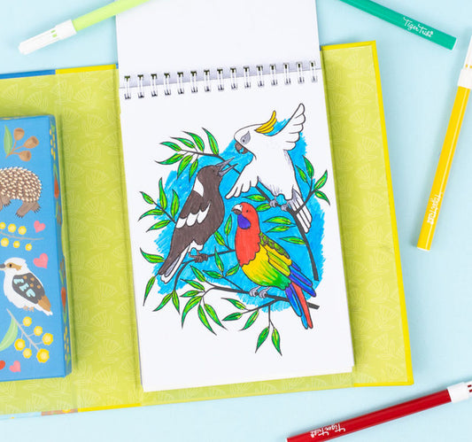 Colouring Set Aussie Animals - The Toy Station