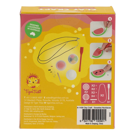Tiger Tribe Clay Craft Sweeties Necklace - The Toy Station