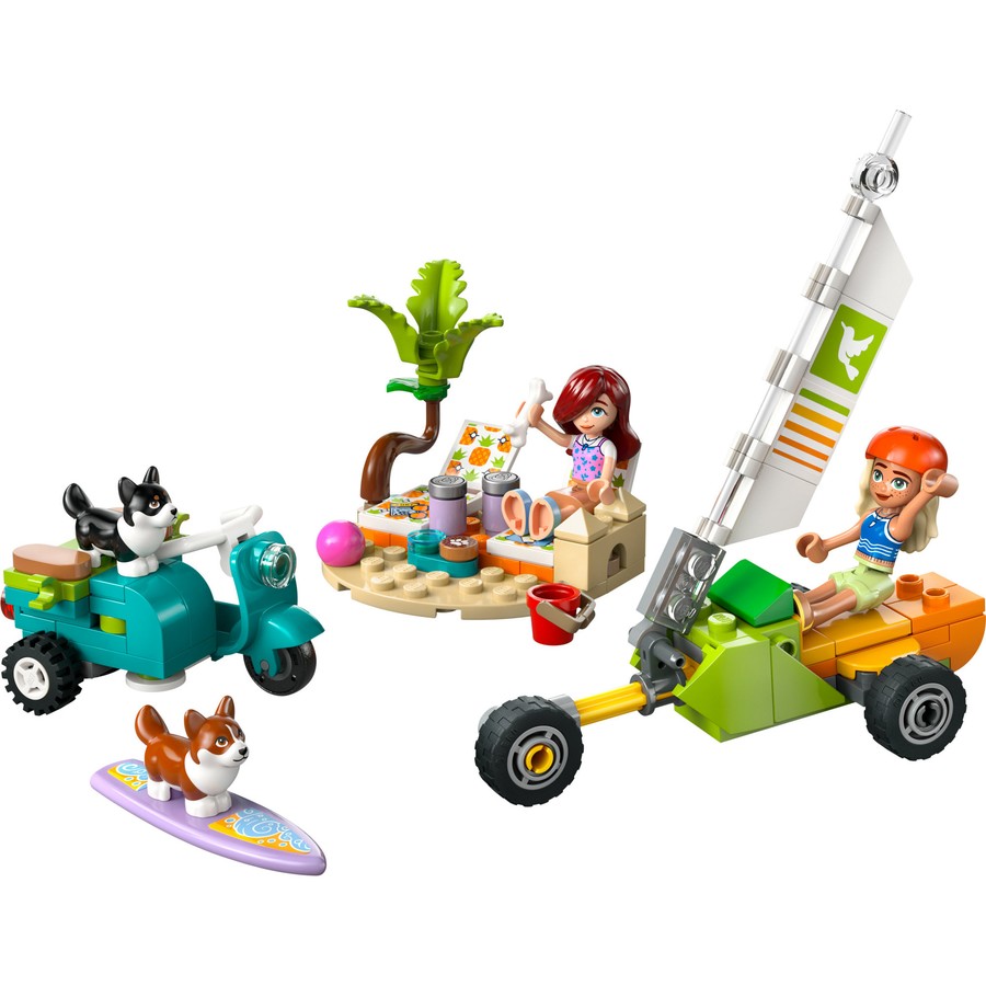 Lego Friends 42641 Surfing Dogs and Scooter Adventure - The Toy Station