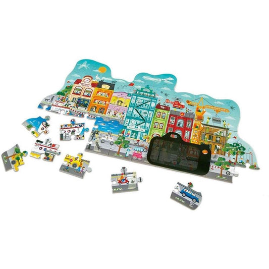 Hape Animated City Puzzle 49pc - The Toy Station