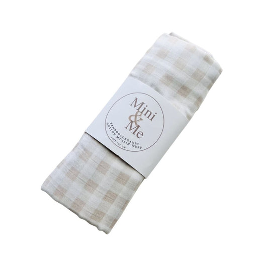 Mini & Me Bamboo Muslin Wrap - The Toy Station