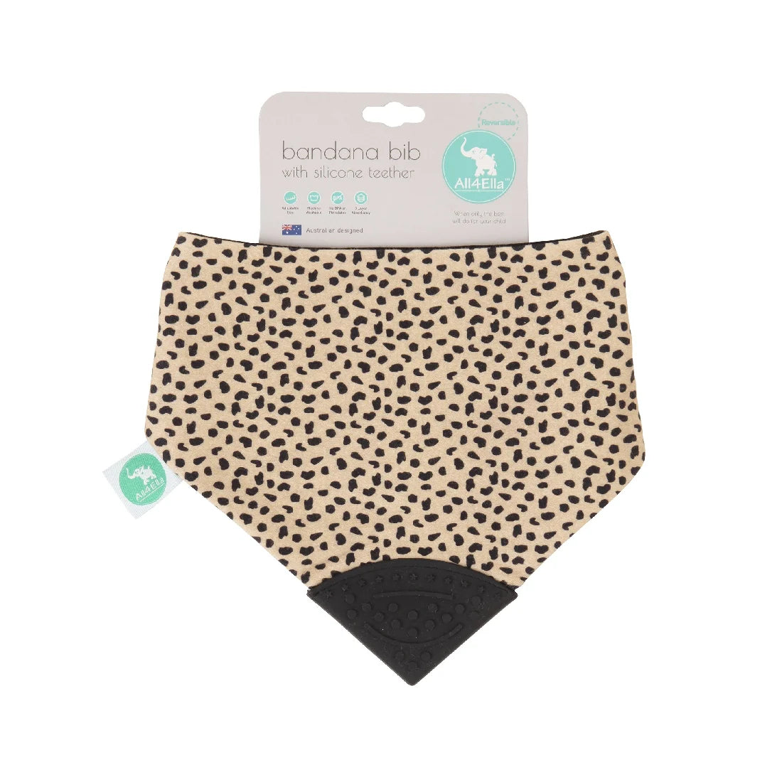 All4Ella Bandana Bib with Teether - The Toy Station
