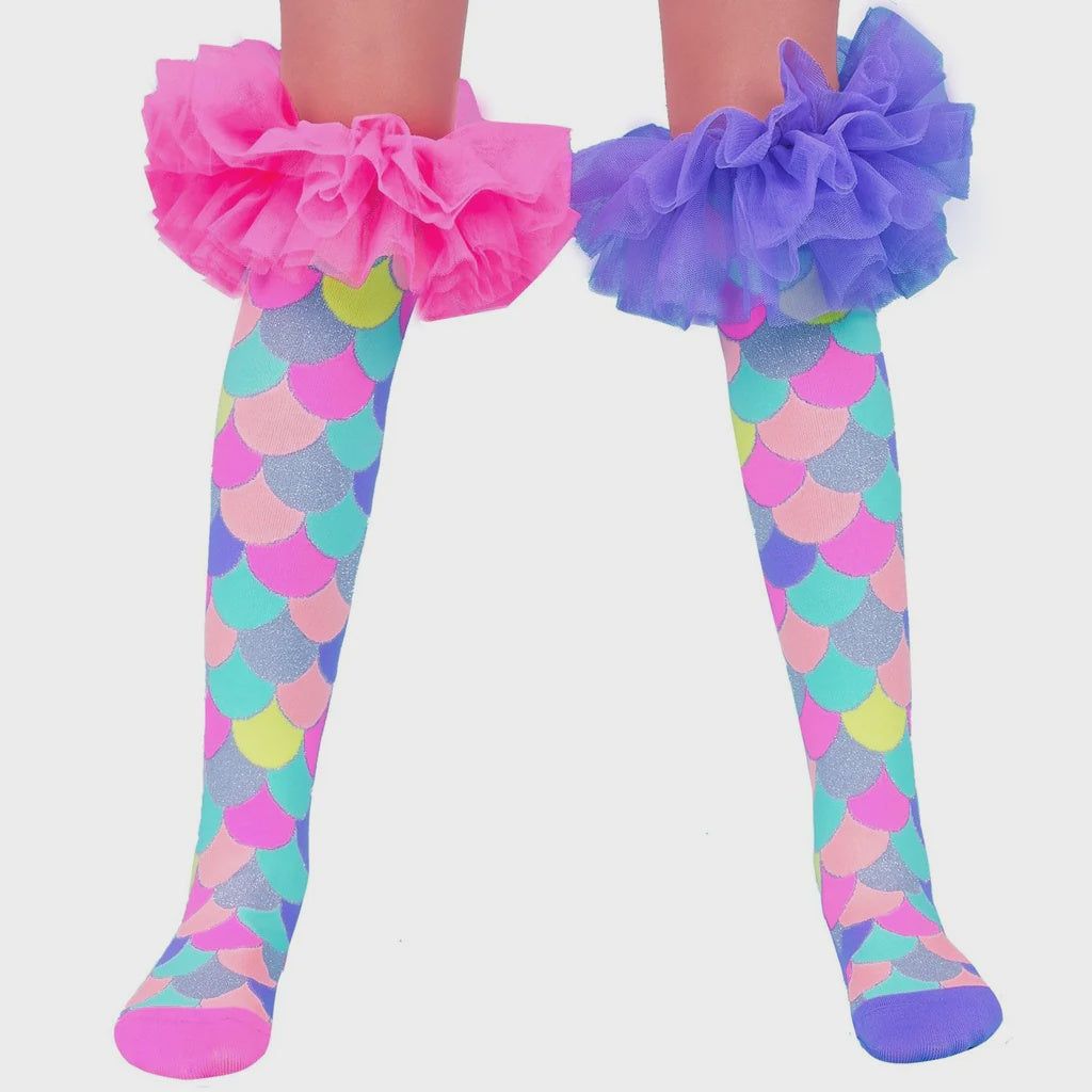 Mermaid Frill Socks Age 6-99