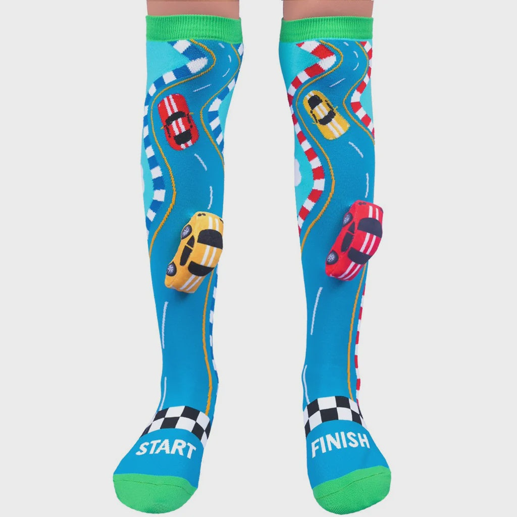 Racing Cars Socks Age 6-99