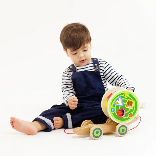 Hape Walk-A-Long Snail - The Toy Station