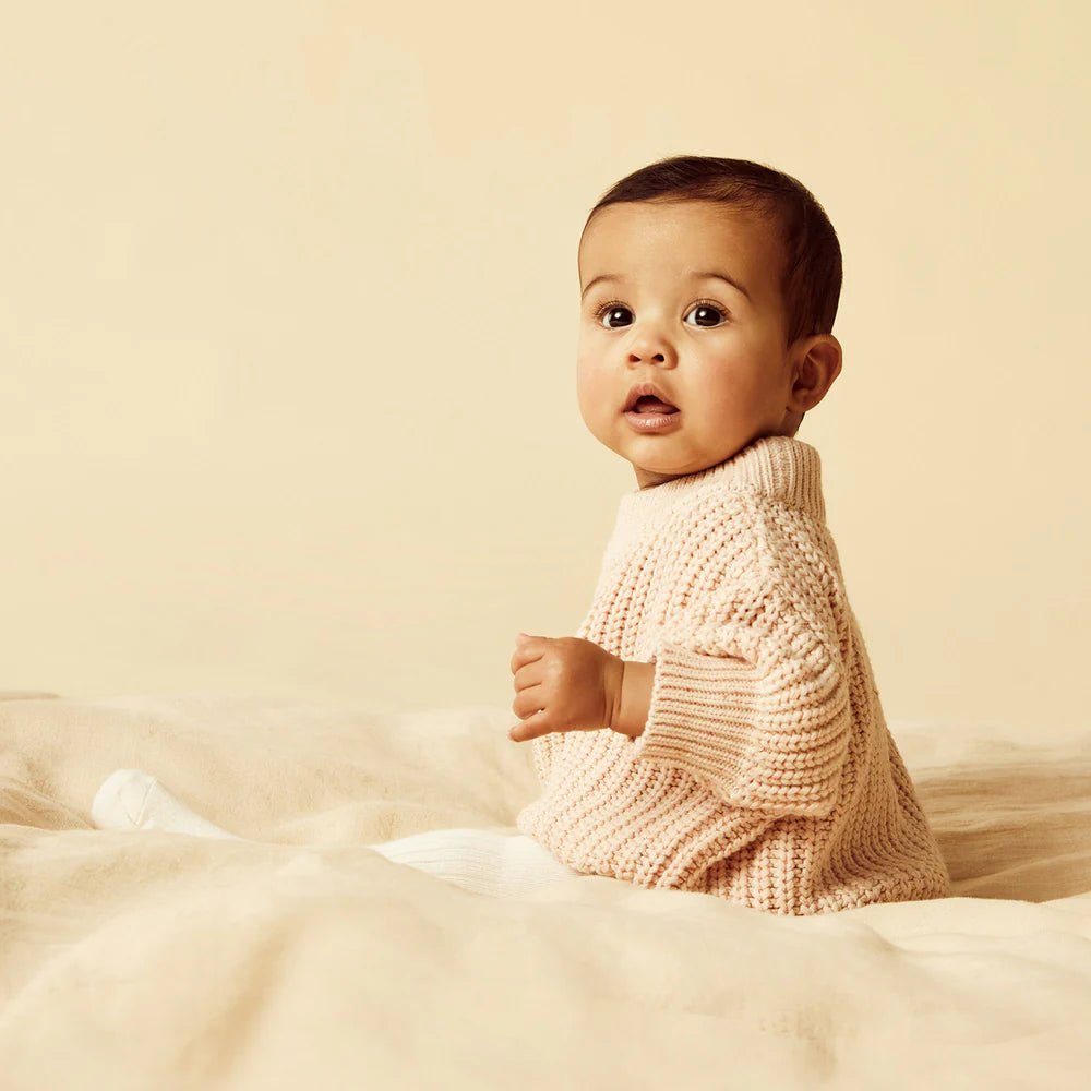 Fairy Floss Organic Knitted Jumper