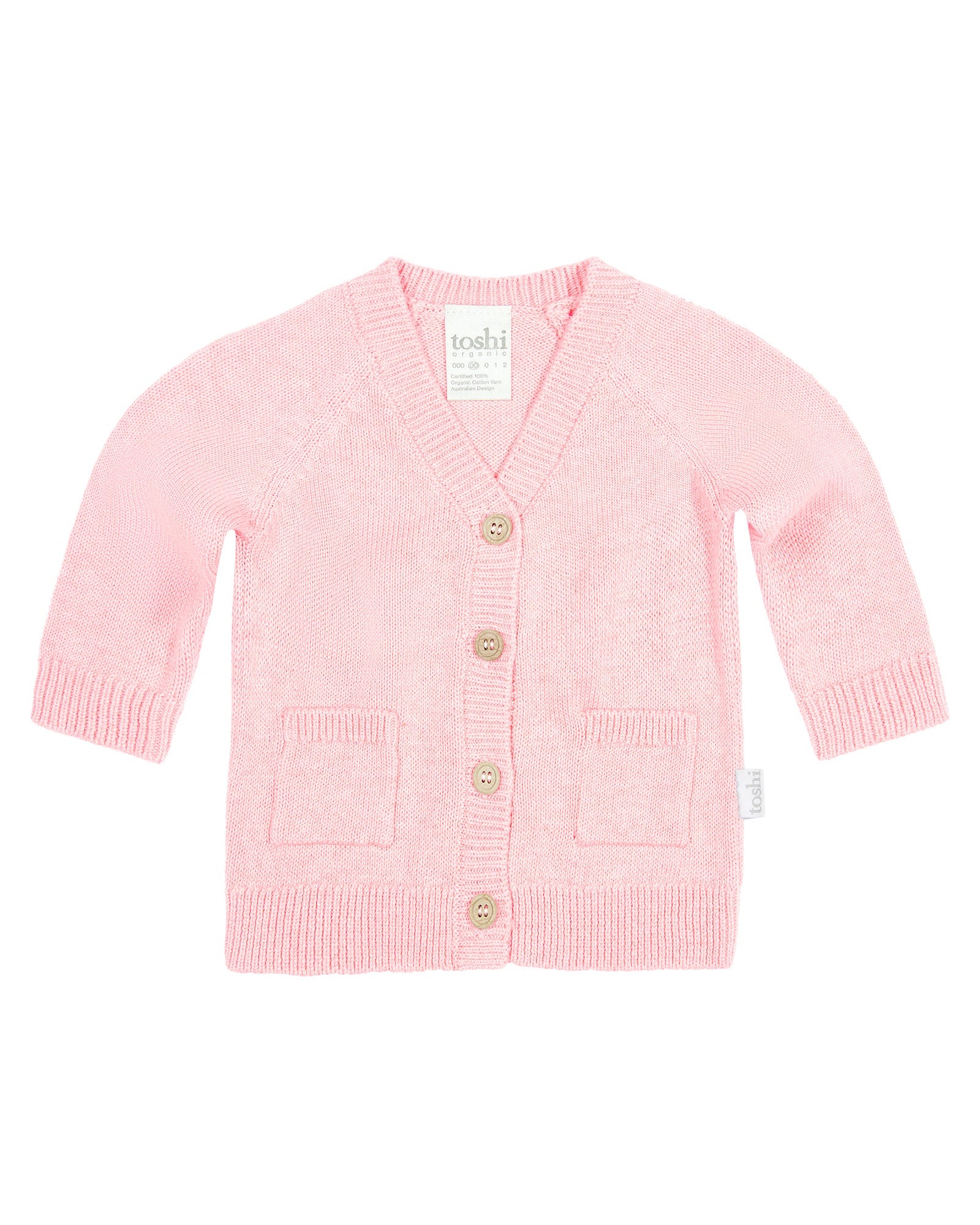 Organic Cardigan Remy Pearl - The Toy Station