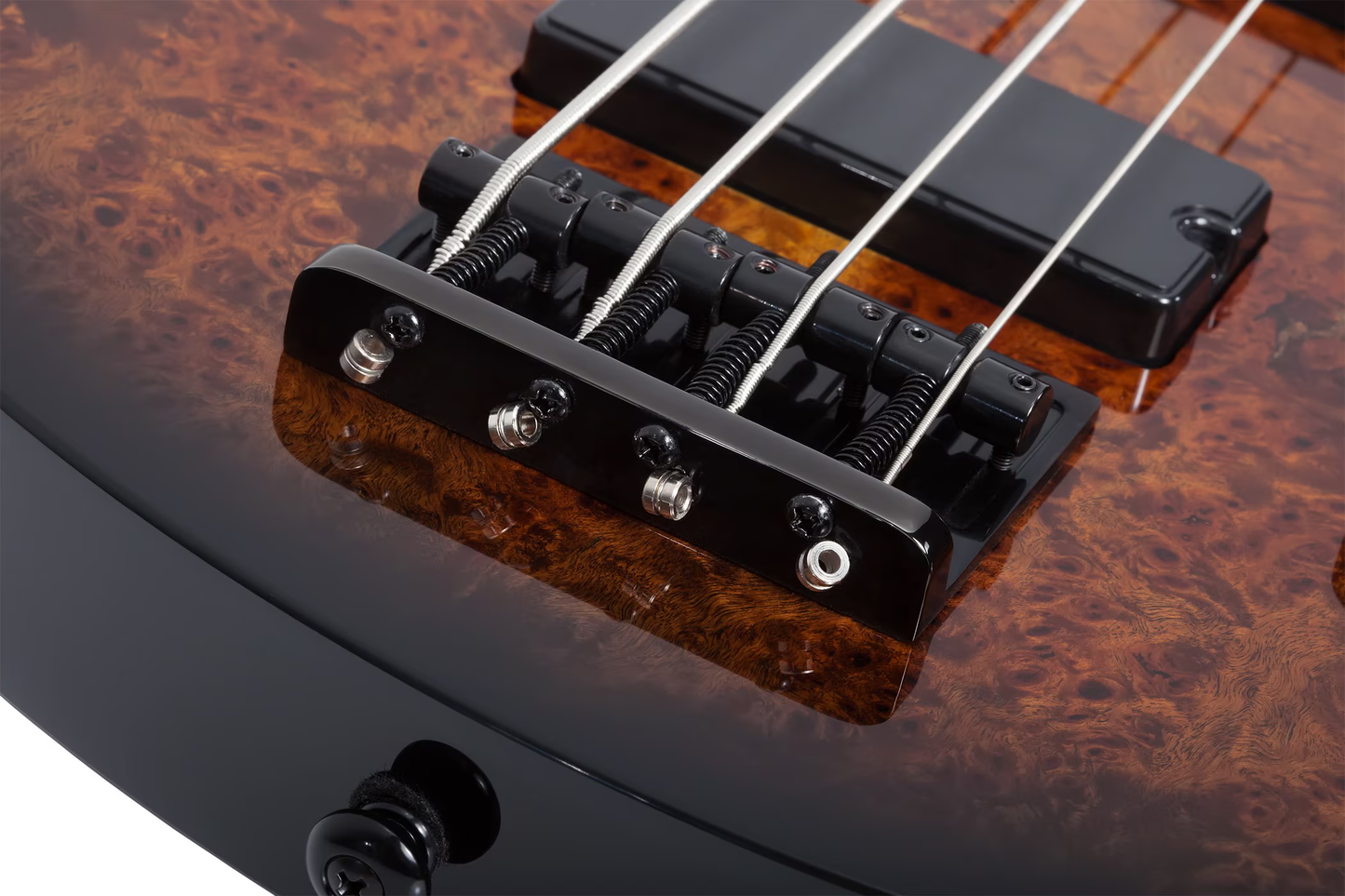 C-4 Standard Electric Bass Guitar in Tobacco Burl