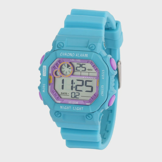 Fiesta - Kids Digital Watch - Aqua. - The Toy Station
