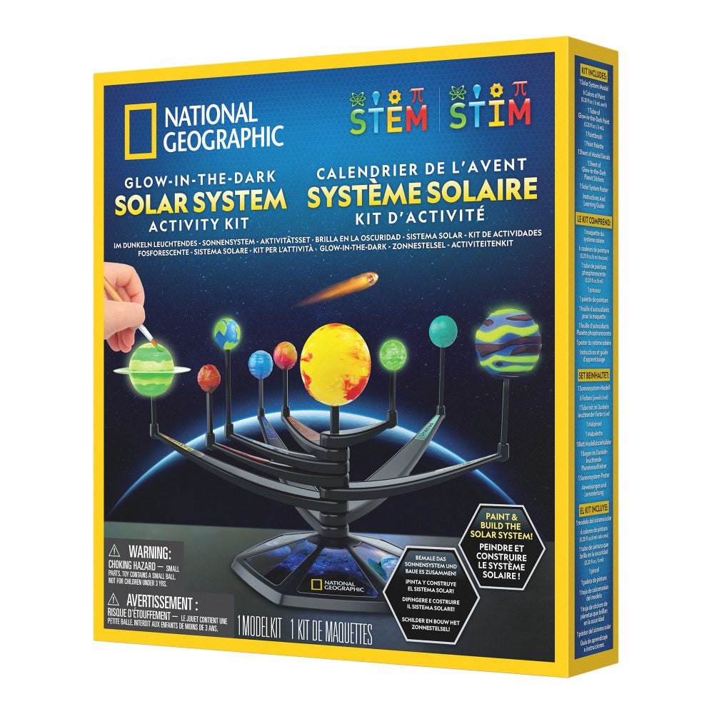 National Geographic Glow-In-The-Dark Solar System Activity Kit
