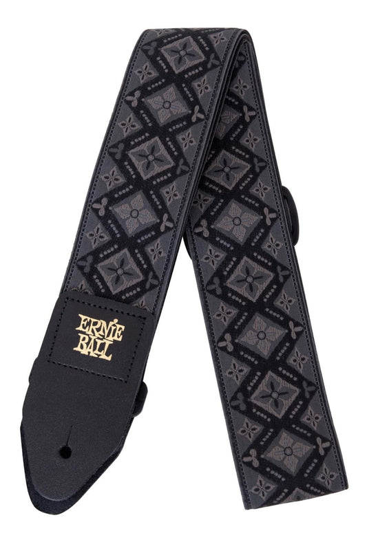 Ernie Ball Regal Black Jacquard Guitar Strap