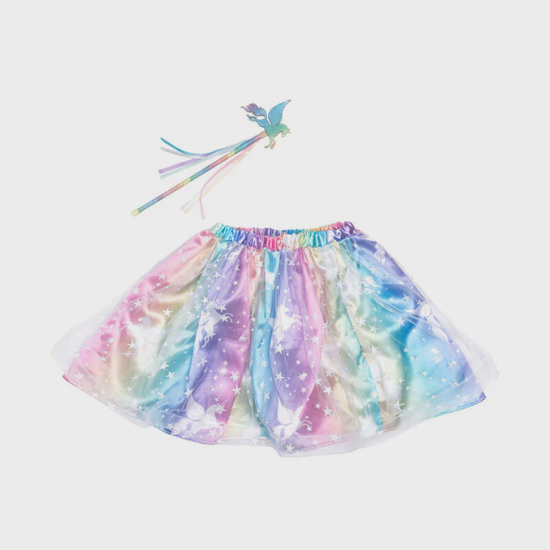 Enchanted Unicorn Skirt & Wand Set Size 4-6 - The Toy Station