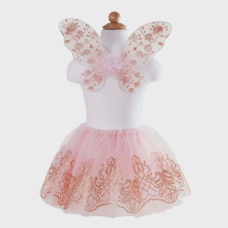 Rose Gold Tutu & Wings Set Size 4-6