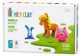 Hey Clay Boxed Set 6 Cans - The Toy Station