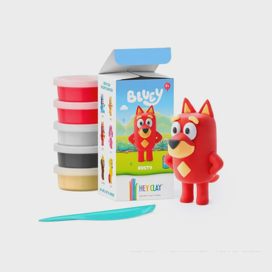 Hey Clay Bluey And Friends - Rusty - The Toy Station