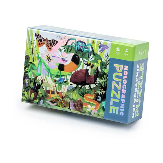 Holographic Puzzle 50 pc - Backyard Bugs - The Toy Station