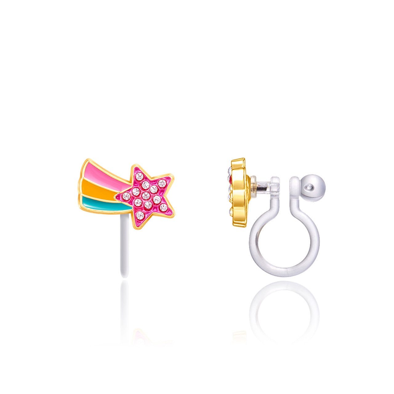 Girl Nation Crystal Shooting Star Earring