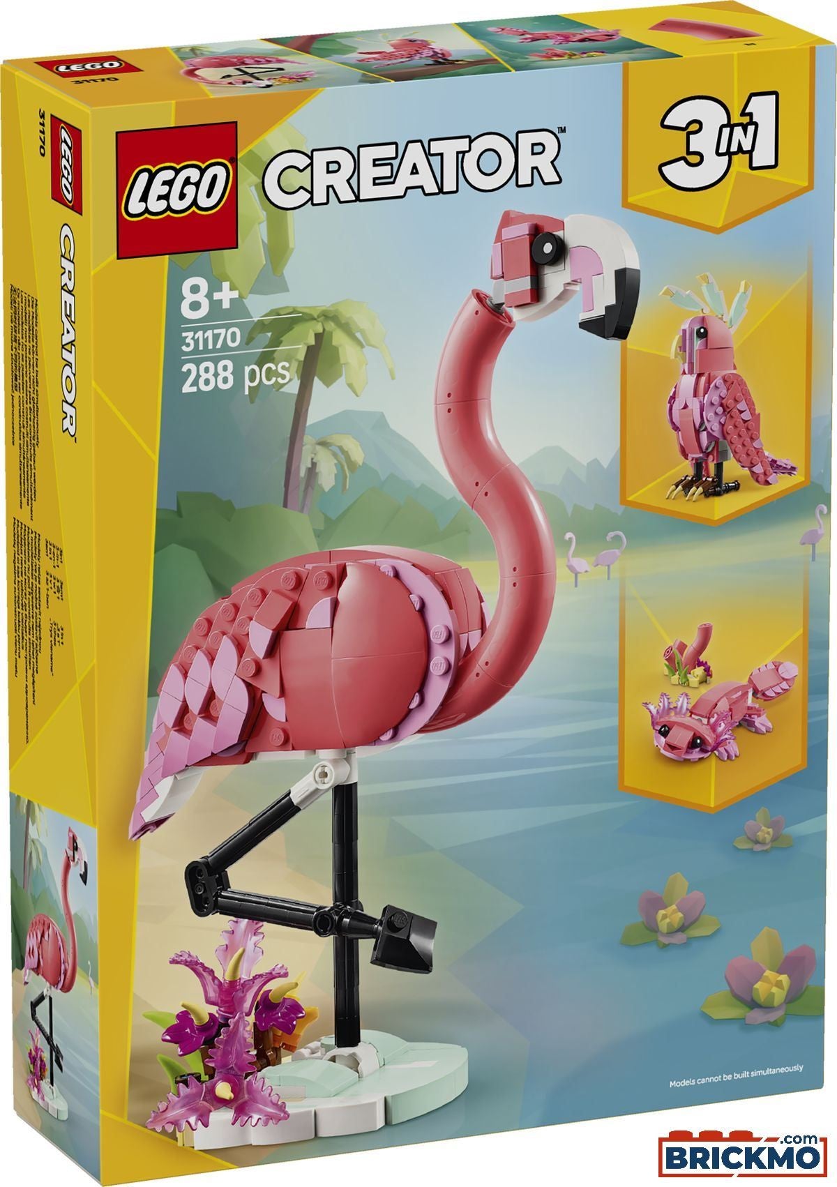 Lego 31170 Wild Animals: Pink Flamingo - The Toy Station