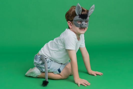 DONKEY - Animal Mask & Tail - The Toy Station