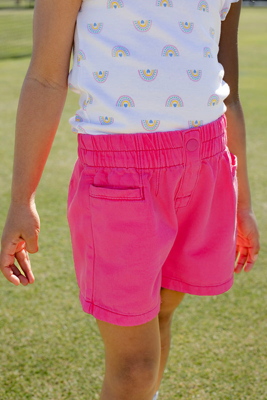 Pink Denim Short - The Toy Station