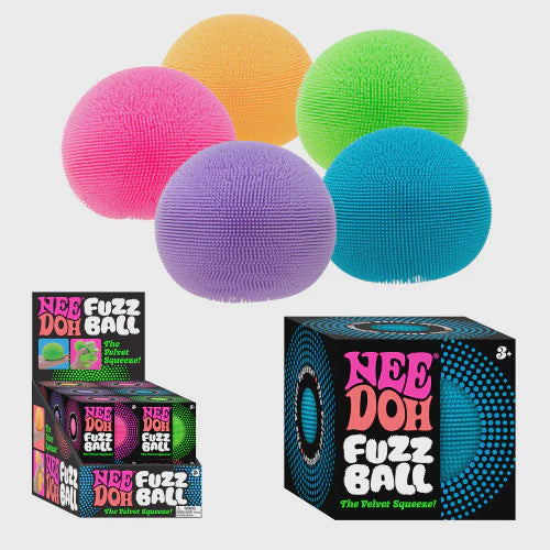 Nee Doh Fuzz Ball Assorted Colours - The Toy Station