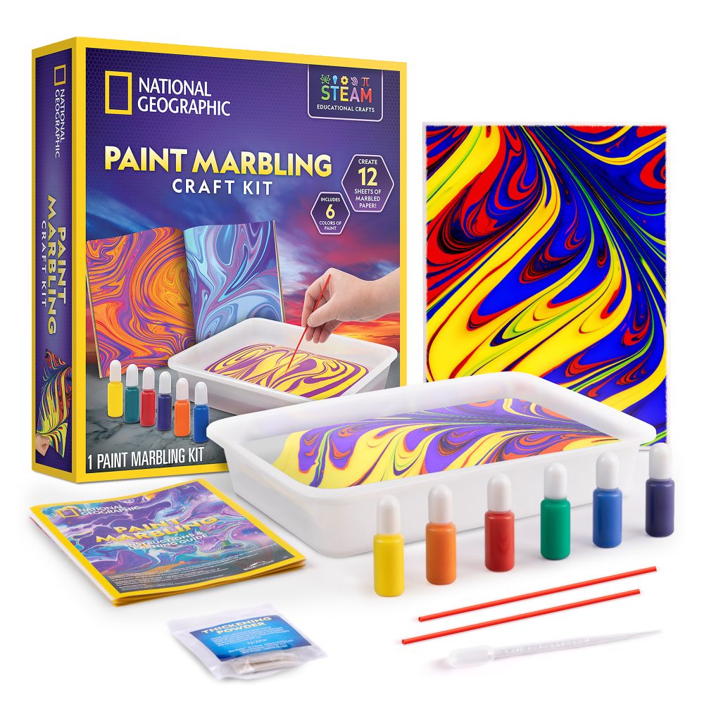 National Geographic Paint Marbling Craft Kit - The Toy Station