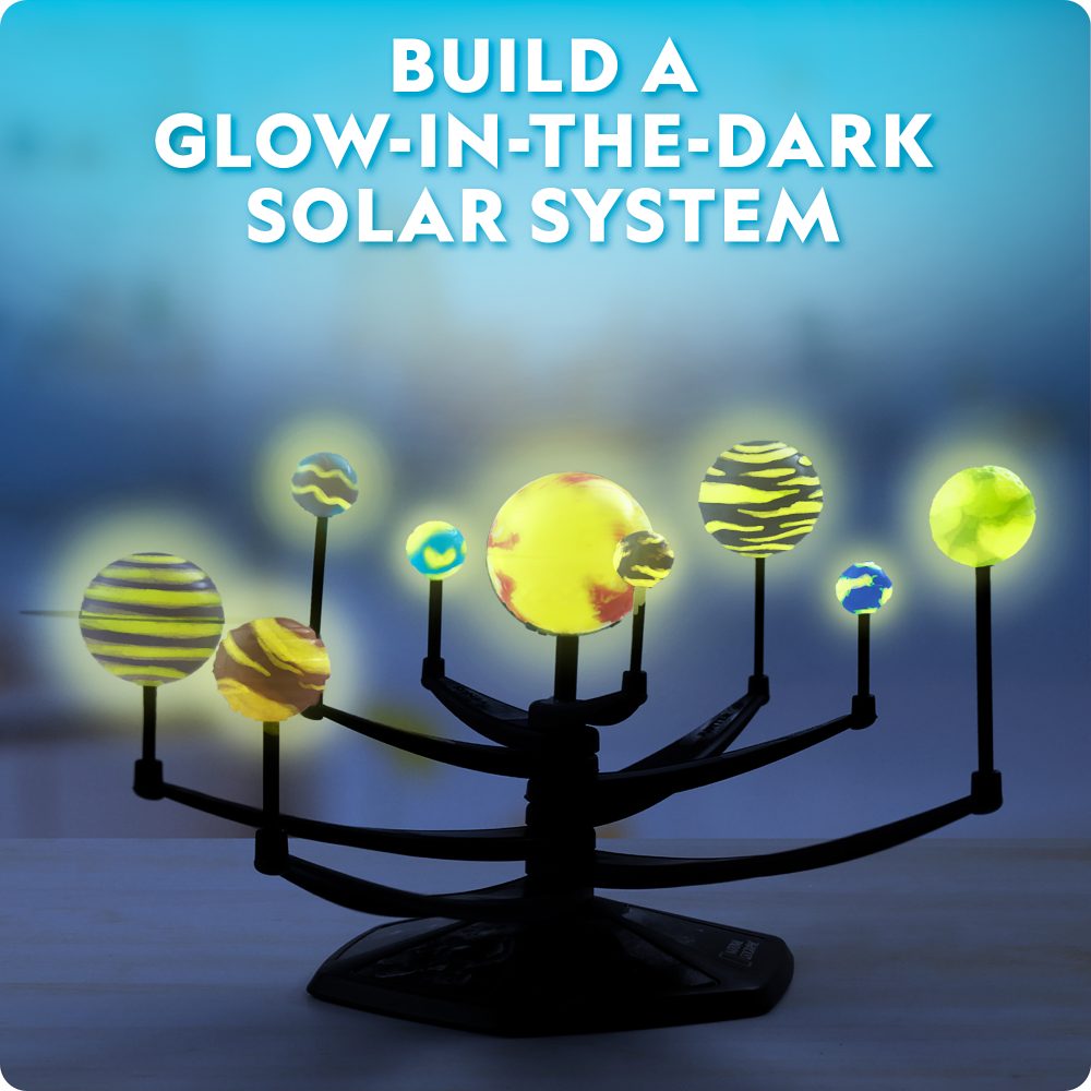National Geographic Glow-In-The-Dark Solar System Activity Kit