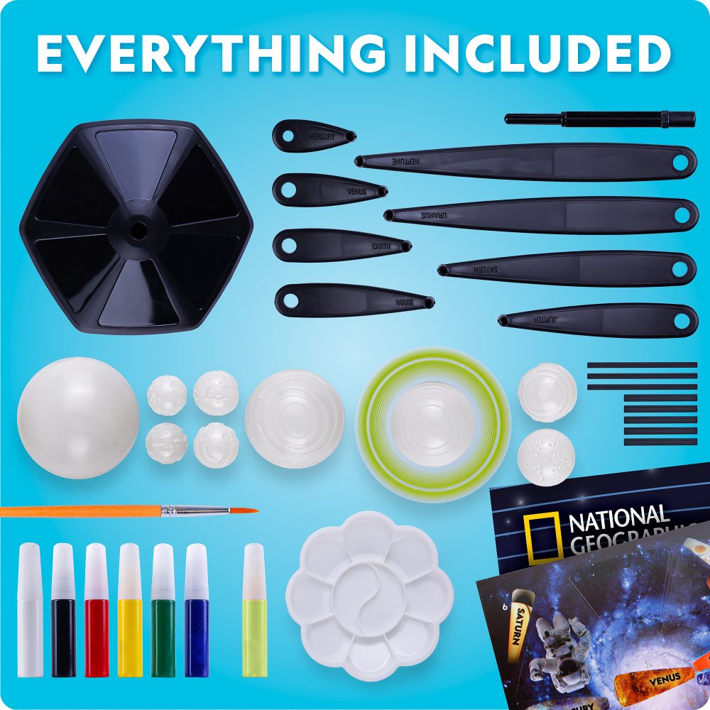 National Geographic Glow-In-The-Dark Solar System Activity Kit
