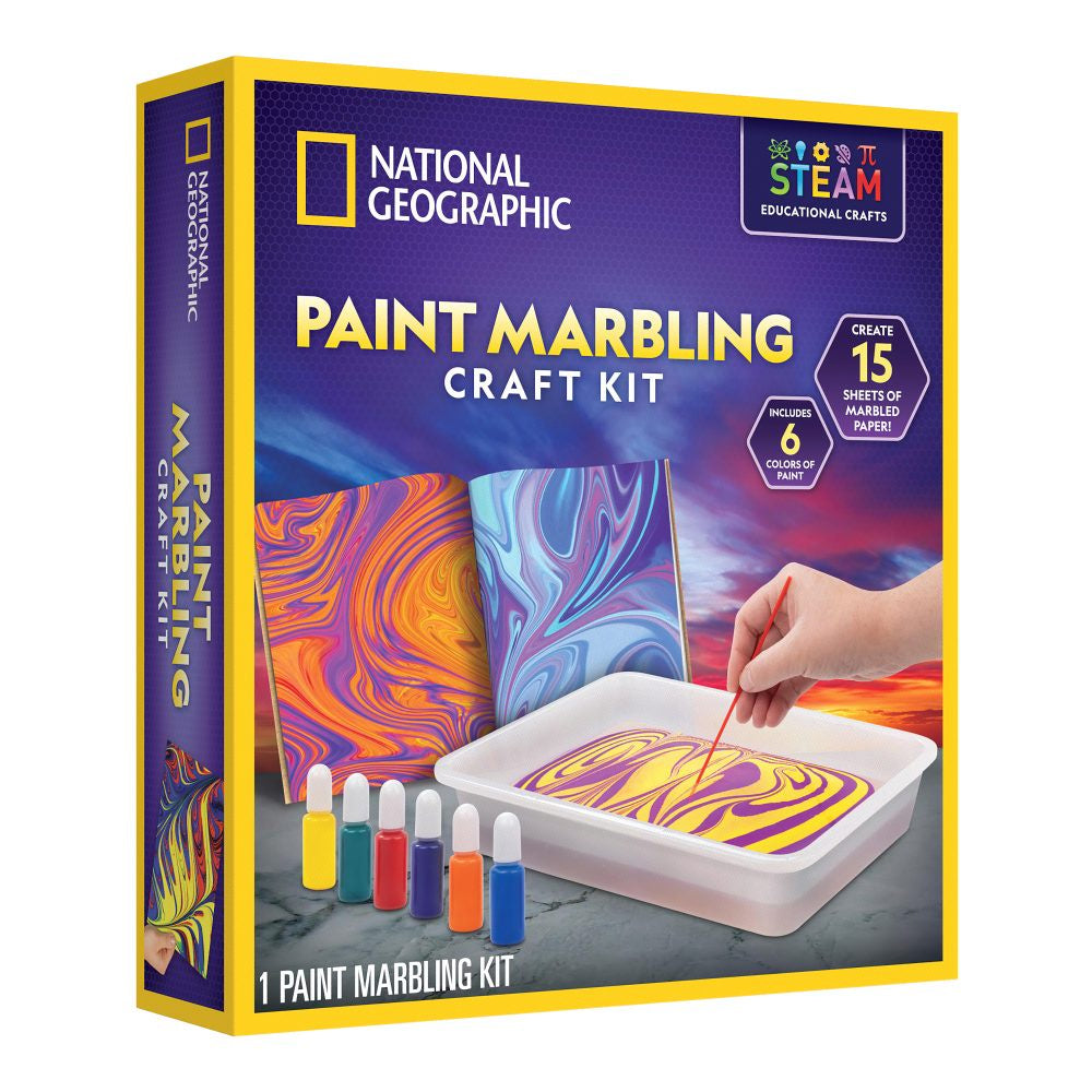 National Geographic Paint Marbling Craft Kit - The Toy Station
