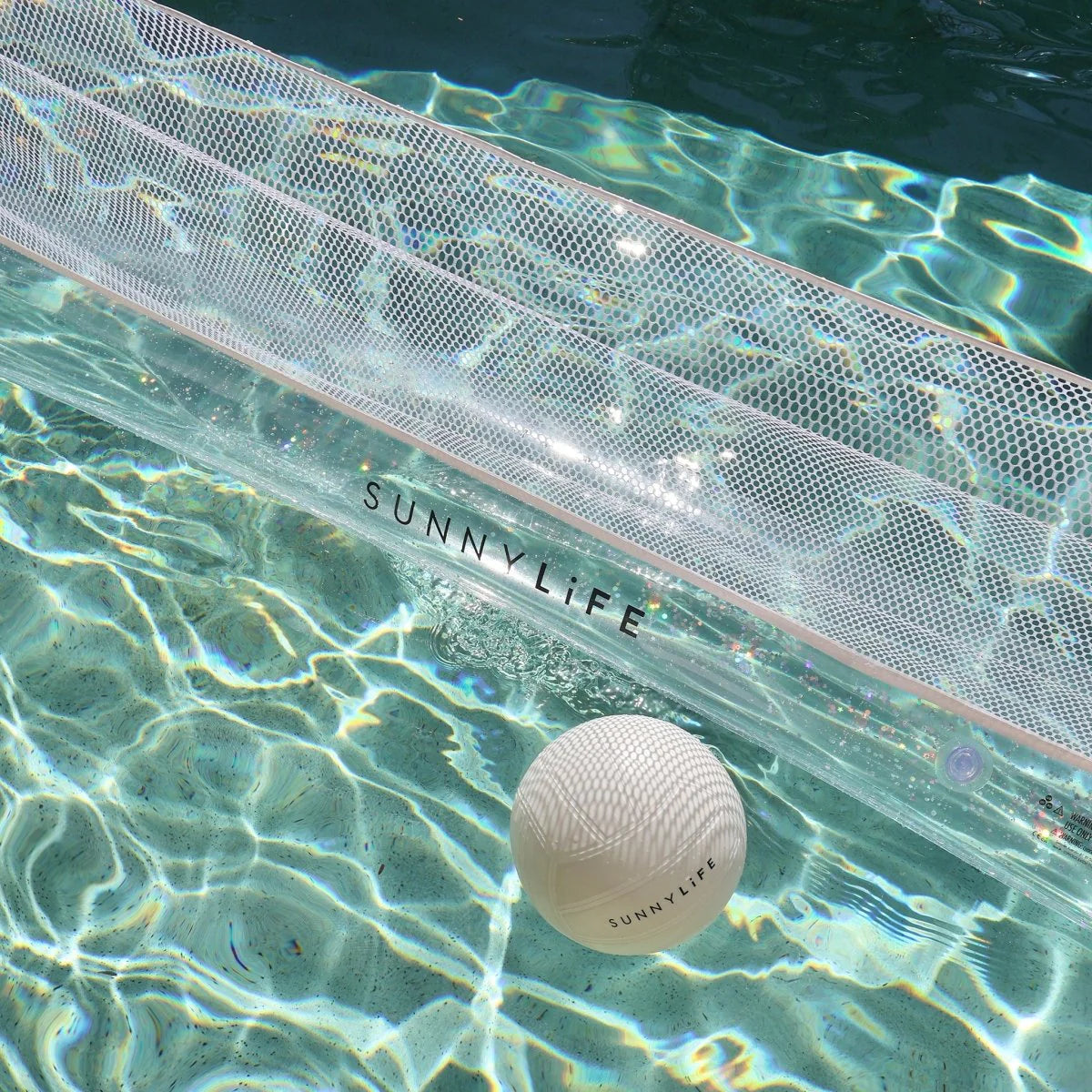 Sunnylife Inflatable Glitter Volleyball Set