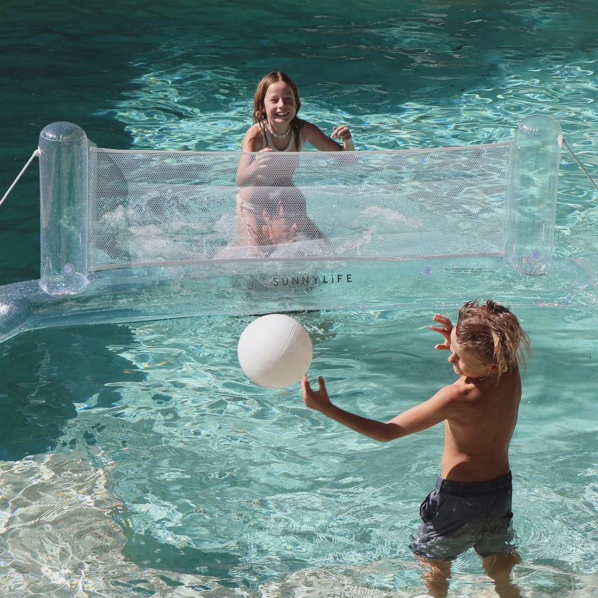 Inflatable Glitter Volleyball Set