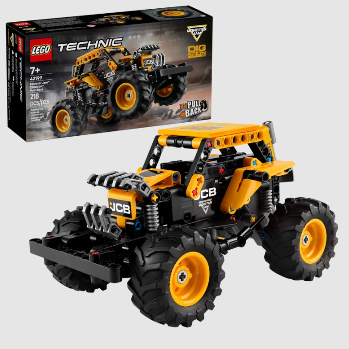 Lego Technic 42199 Monster Jam DIGatron Pull-Back - The Toy Station