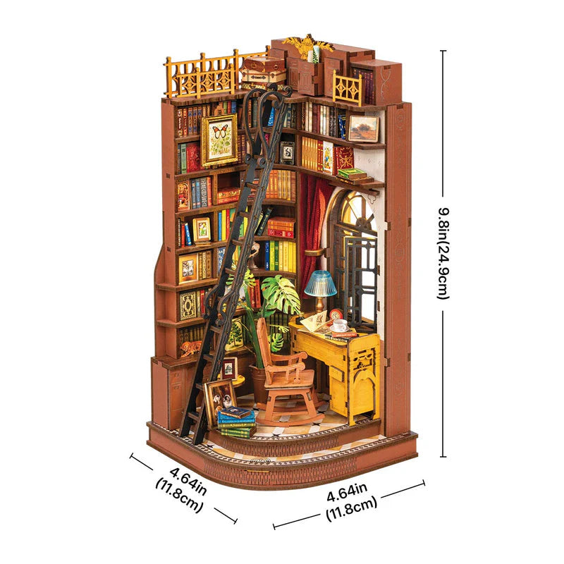 DIY Book End - Silent Corner Study - The Toy Station