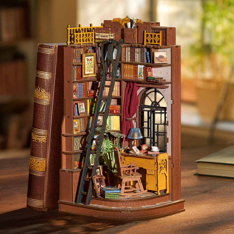 DIY Book End - Silent Corner Study - The Toy Station