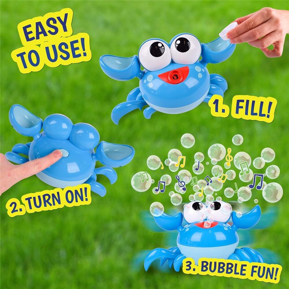 Maxx Bubbles - Dancing Crab Bubble Machine - The Toy Station