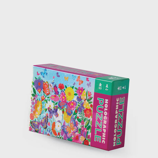 Holographic Puzzle 50 pc - Butterflies - The Toy Station
