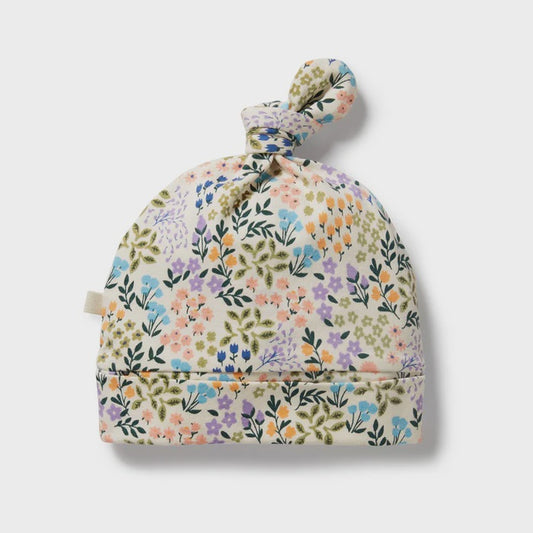 Tiny Bloom Organic Knot Hat - The Toy Station