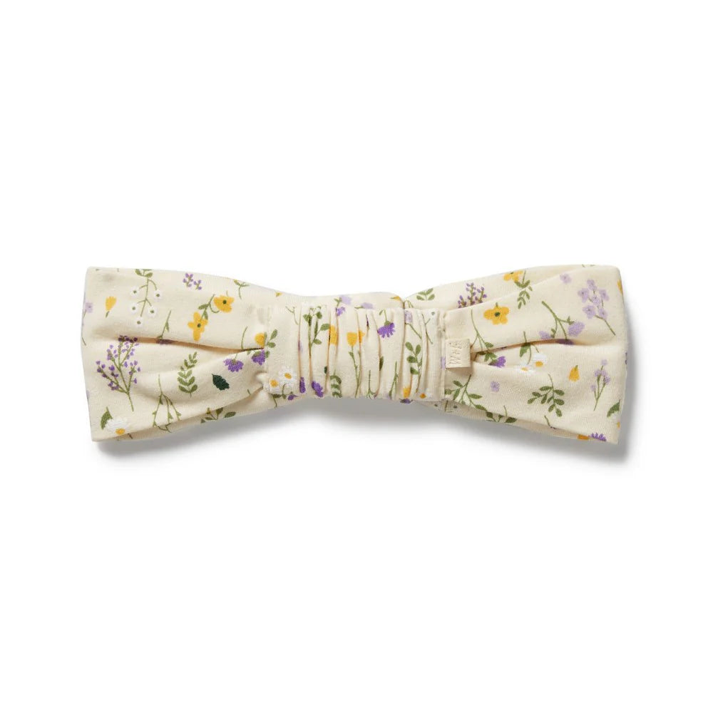 Bella Floral Organic Headband-One Size