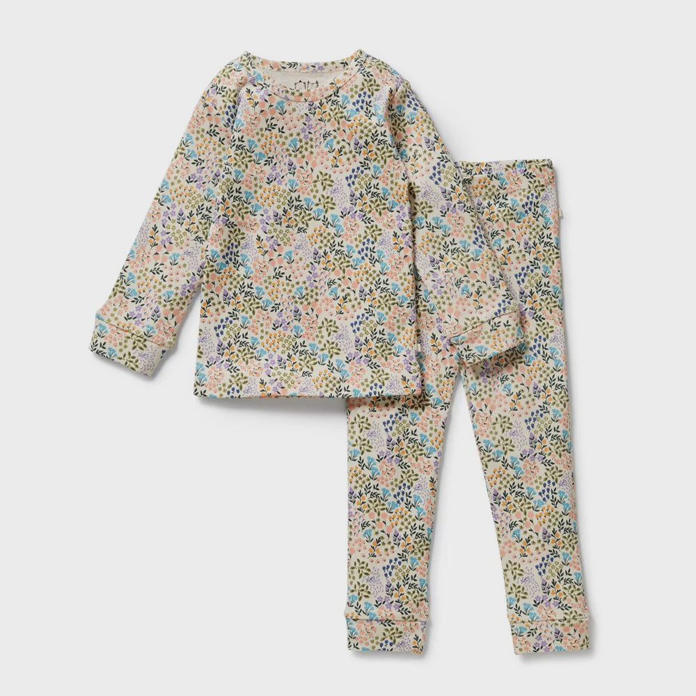 Tiny Bloom Organic Long Sleeved Pyjamas - The Toy Station
