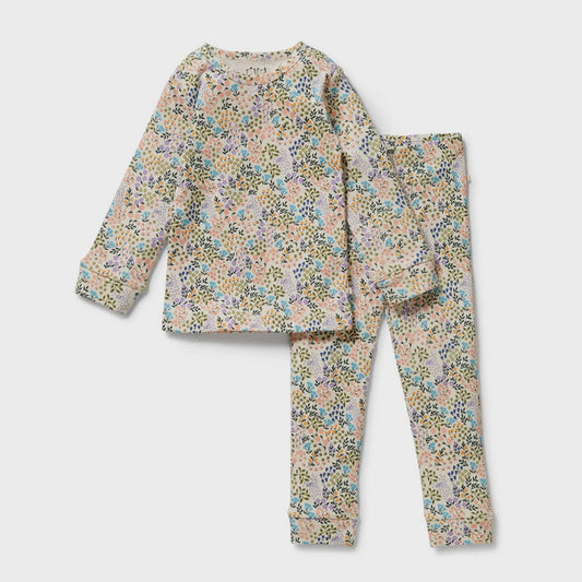 Tiny Bloom Organic Long Sleeved Pyjamas - The Toy Station