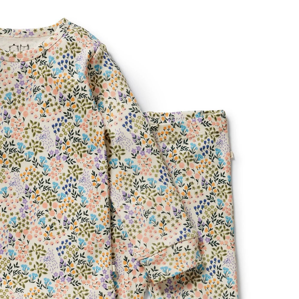 Tiny Bloom Organic Long Sleeved Pyjamas - The Toy Station