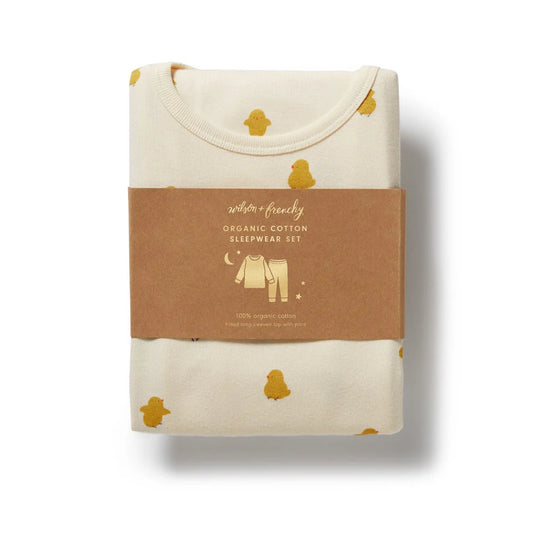Little Chick Organic Long Sleeved Pyjamas - The Toy Station